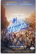 "In the Heights" Cast AUTOGRAPHS Signed 8x12 Photo - Anthony Ramos +4 ACOA