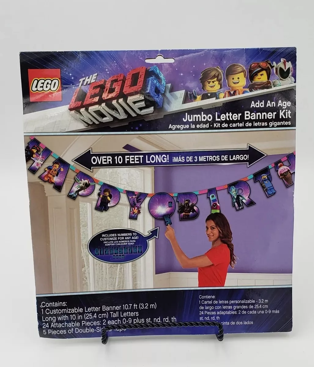 Lego movie 2 2025 birthday banner