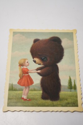 Mark Ryden ''Goodbye Bear'' postcard perfect for framing The Tree Show Rare