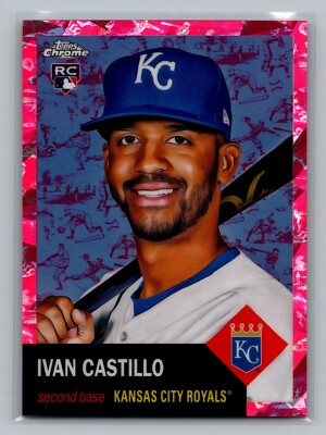 2022 Topps Chrome Platinum Anniversary TOILE FUSCHIA- #431 Ivan Castillo RC#/100