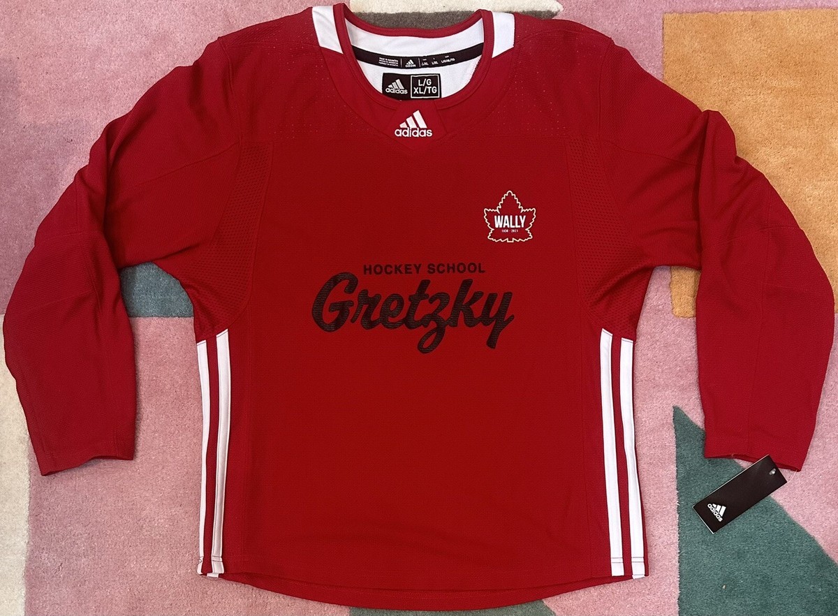 NWT Adidas Gretzky Hockey School Red Hockey Jersey #99 Size YOUTH
