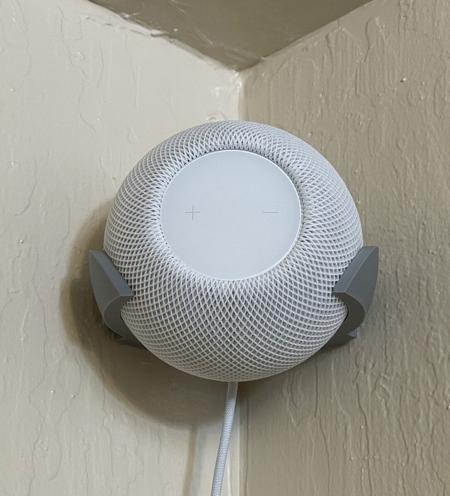 2-Pack HomePod Mini Wall  & Corner Mount Bracket Holder Accessory GRAY!