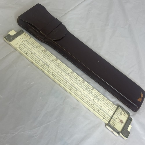 Vintage Versalog Slide Rule 1460 w Case & Manual Hemmi Japan Engineering Math - Picture 14 of 17