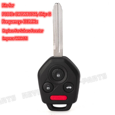 CWTWBU766 For 2012-2019 Subaru Forester Impreza WRX STI Remote Key Fob G Chip