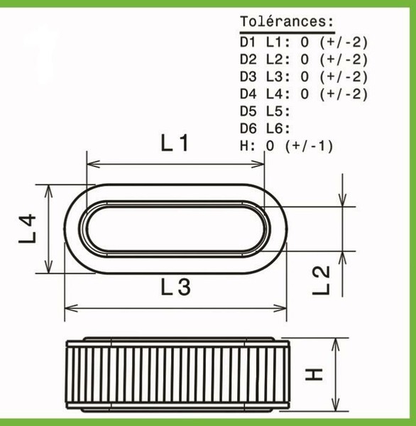 Luftfilter Green FüR Renault Clio Ab 1994 Bis 1998 1.4L RN/RT-80PS-image