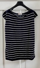Prada Women's Cotton Stripe Knit Tunic Top Size 42