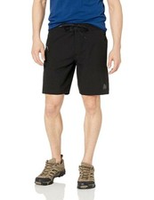 prAna Men's Fenton Boardshort 8" Inseam, Black Size 38