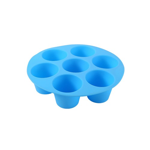 7 Cavity Cake Cup Muffin Cup Mold Silicone For Air Fryer Baking Cups Basket Tray - Picture 18 of 21