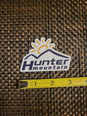 Hunter Mountain AUTHENTIC Decal Sticker Ski Snowboard New York Resort