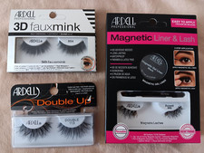 Ardell Professional Lashes Set Lot Magnetic Liner Lash 3D Faux Mink Double Up