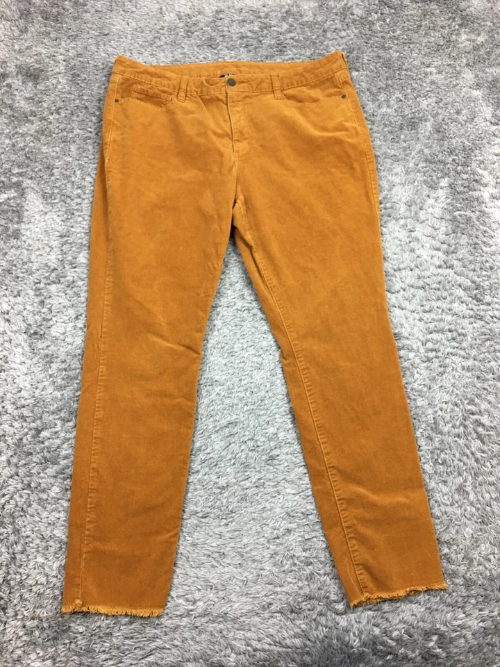 a.n.a. Новый подход вельветовые брюки женский размер 16 коричневый хлопок - Изображение 3 из 4