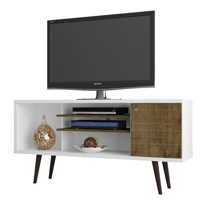 Marrón Moderno de mediados de siglo TV TV stands unidades