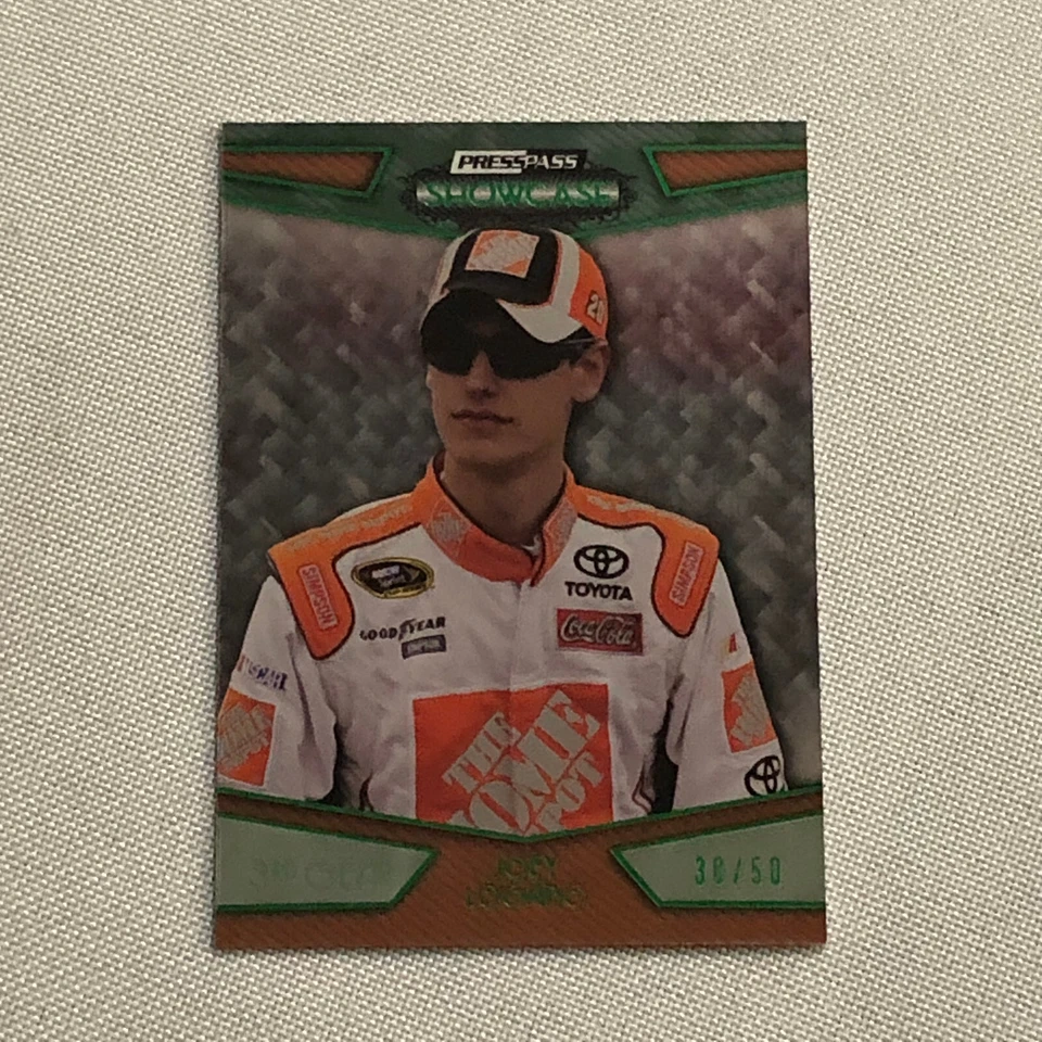 2010 Press Pass Showcase Joey Logano Parallel Insert Lot 2x /50 /499 - Image 2 of 4