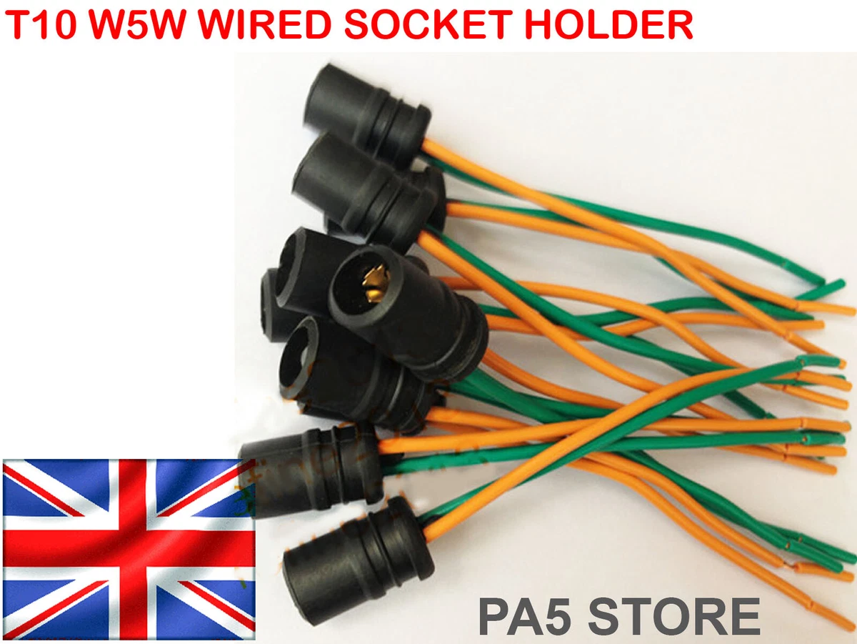 2x T10 W5W 501 Light Bulb Socket Holder Soft Rubber For Cars or Bikes. QUALITY