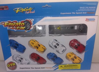 Envato Car GTR 8 Car Racing Fast Track Set - New