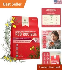 Sustainable Organic Rooibos Tea Bags - Caffeine Free, 30 Count for Relaxation