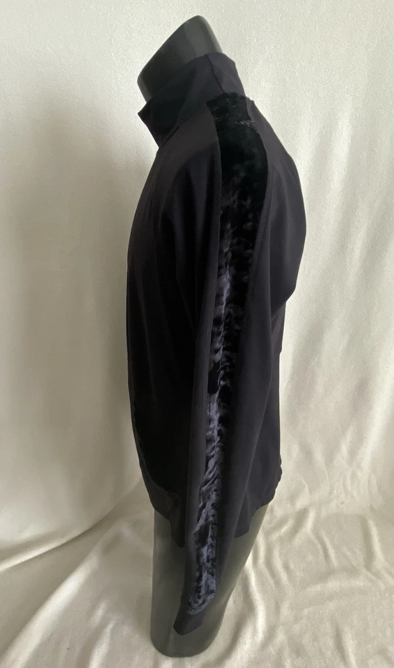 Pullover FLX para mujer XL manga larga negro que absorbe la humedad Top con bolsillos Foto 2 de 4