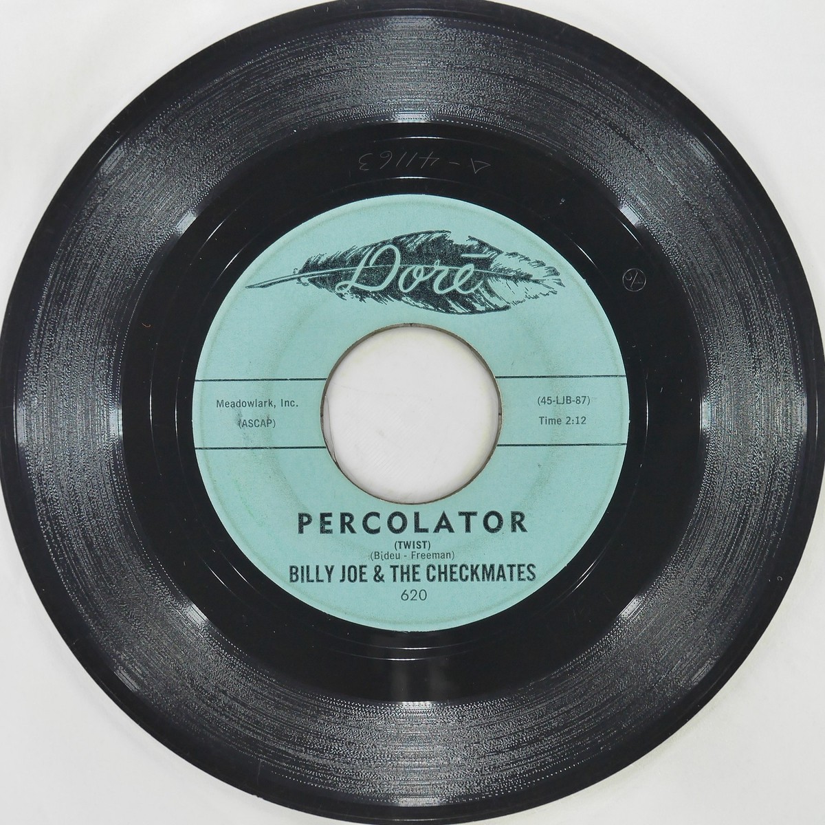 アメステ　1シ60〜 BILLY JOE & THE CHECKMATES Percolator Twist / Round & Round DORE