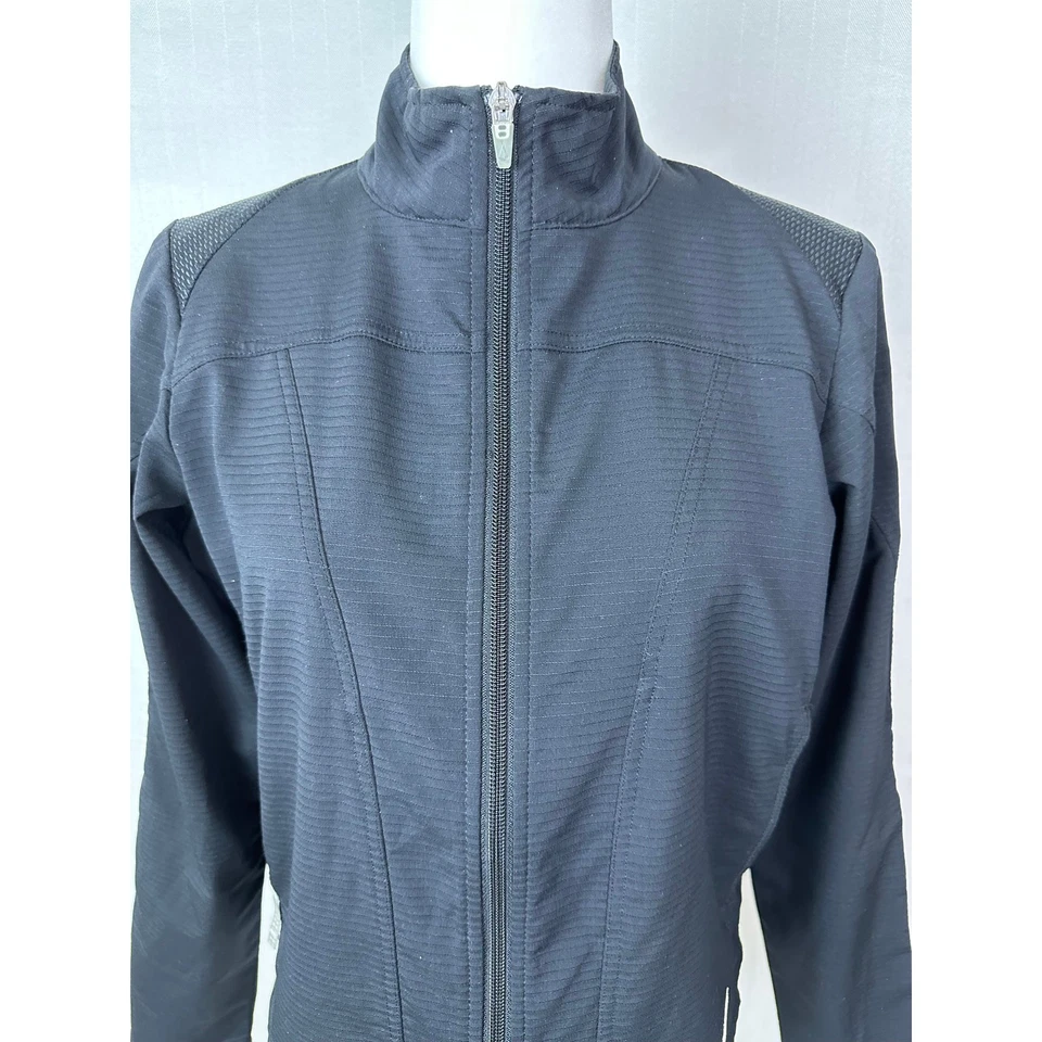 Chaqueta negra para mujer Nike Sphere Dry talla S 4/6 cremallera completa malla hombros Foto 4 de 4