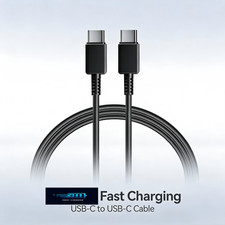 2M/6FT USB-C to USB C Fast Charging Cable Type-C Data SYNC Charger Cord,Black