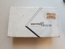 Cortador de alfombrillas Dexter de colección Russell Harrington Cutlery Inc. Caja original con cuchillas