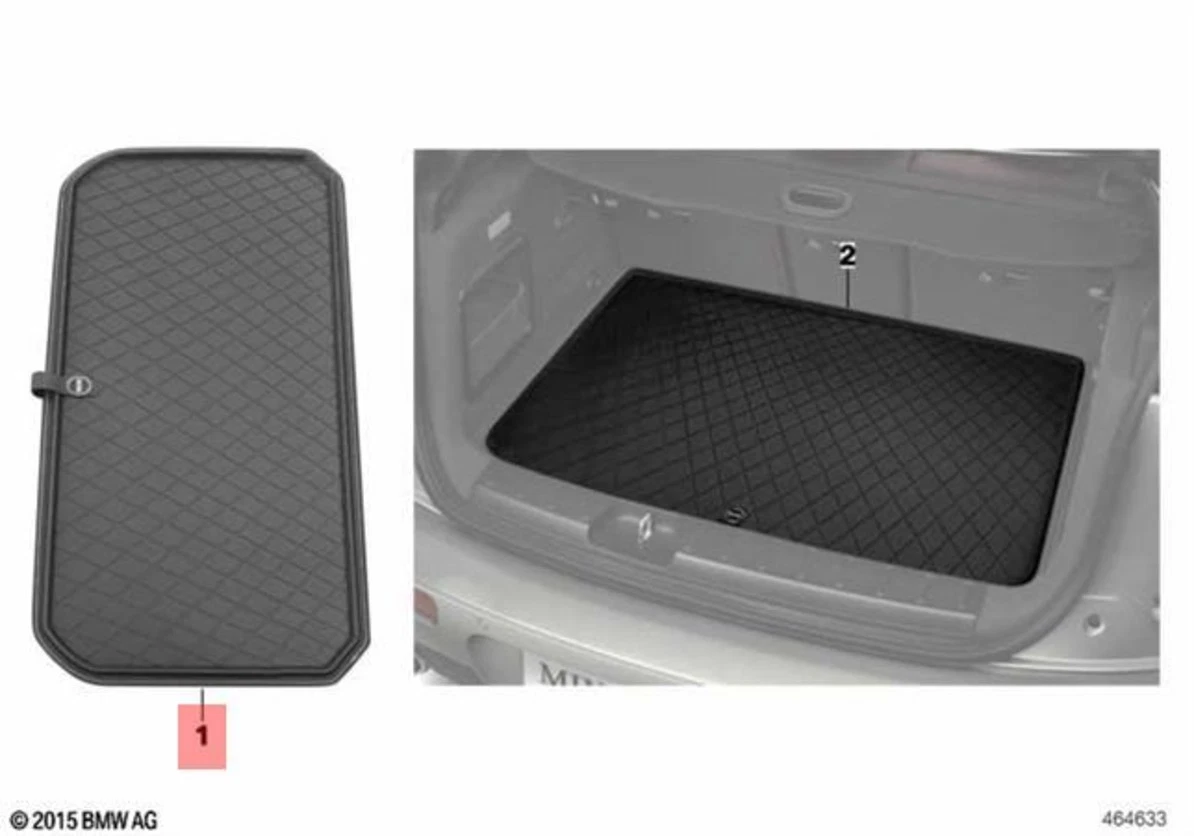 Compartmento de equipaje para BMW (N/P 51-47-2-358-313)