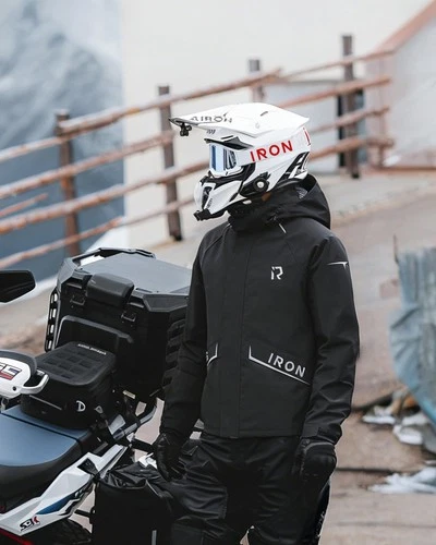 RIDEIRON Motorcycle Rain Gear for Men & Women, Waterproof Rain Suit image 2