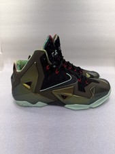 Nike Lebron XI King's Pride Men's Basketball Shoes UK 7.5 Parachute Gold 