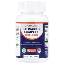 Salivarius Complex, Mint, 60 Chewable Tablets