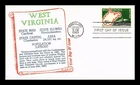 US COVER WEST VIRGINIA STATEHOOD CENTENNIAL FIRST DAY ISSUE KHOL KRAFT