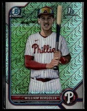 2022 Bowman Chrome #BCP-159 William Bergolla Prospects Mojo Refractor