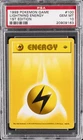 1999 POKEMON BASE SET 1ST EDITION #100 LIGHTNING ENERGY PSA 10