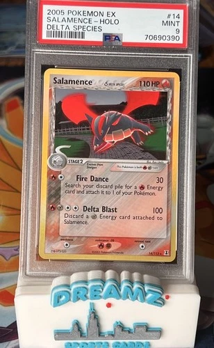Salamence (Delta Species) 14/113 Pokemon Holo Graded PSA 9