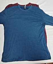 Next Level Men's Premium Fitted Long Sleeve Crew Neck T-Shirt Lot of 2 Worn Once