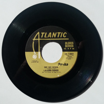 LAVERN BAKER - See See Rider / Jim Dandy  - Vinyl 45rpm Atlantic Oldies Series