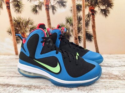 Nike Lebron IX 9 South Coast Blue Basketball DO5838-001 Mens Size
