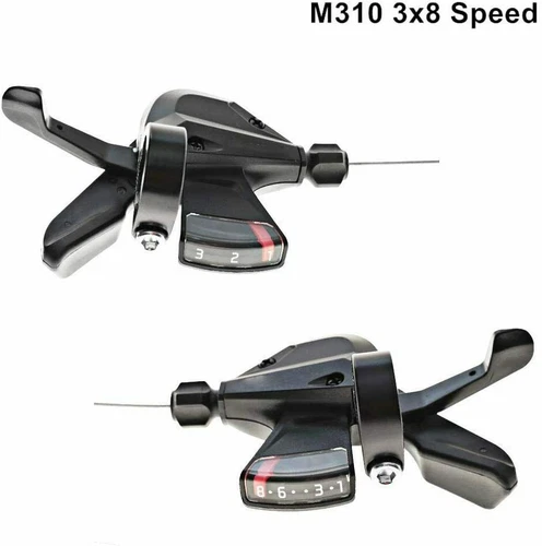2 Tlg Fahrrad Schalthebel Altus SL-M 310 für Shimano 3x8-fach 24Gang Schaltung - Bild 7 von 11