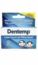 Dentemp Temporary Tooth Filling, Loose Cap & Filling Repair 12+ Repairs ~ 2.2g