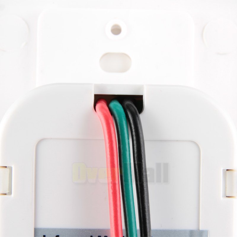 Auto On/Off Infrared PIR Occupancy Vacancy Motion Sensor Wall Light ...