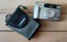Samsung Fino 800 35mm Film Point And Shoot Camera Silver Tested