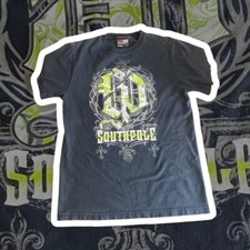 Vintage Y2K Southpole Tee Size Youth Large 16-18 Green SP Southpole