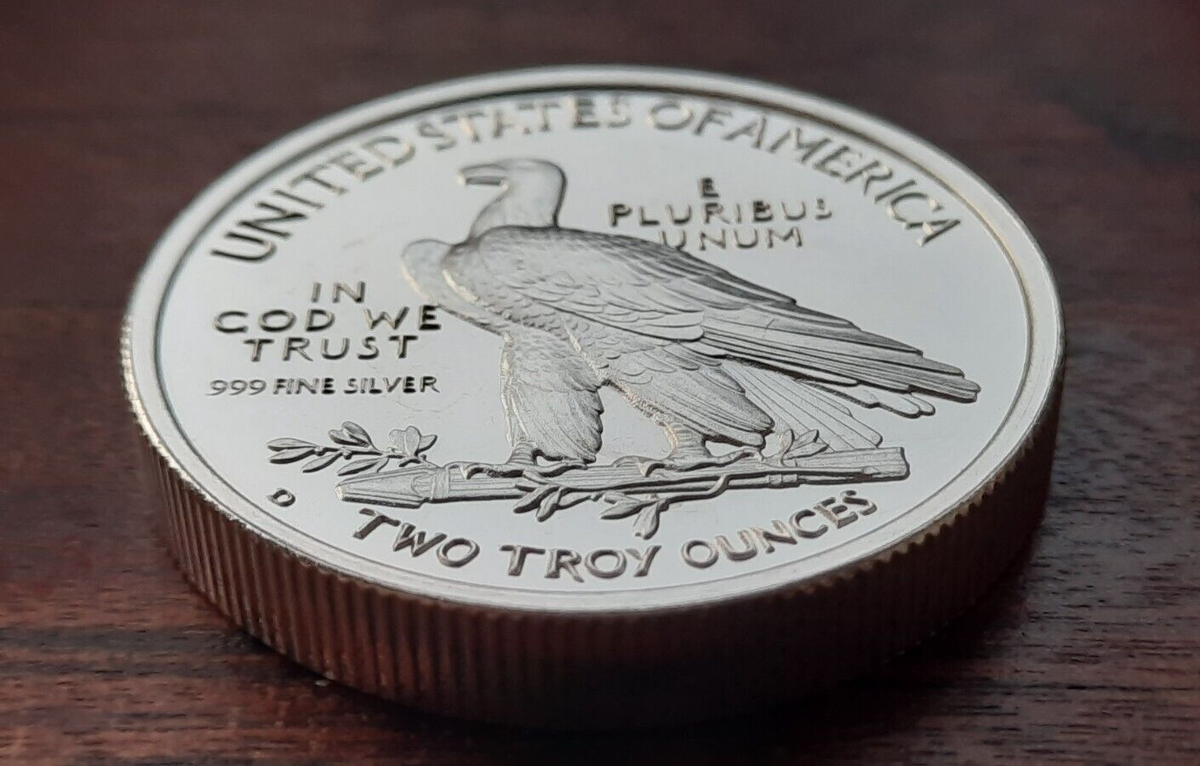 1910 $10 INDIAN TRIBUTE ROUND - 2 OZ - 39MM .999 PURE SILVER