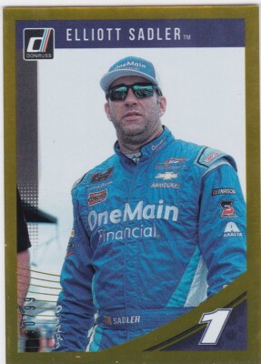 2019 Panini Donruss NASCAR Gold Press Proof #67 ELLIOTT SADLER #30/99