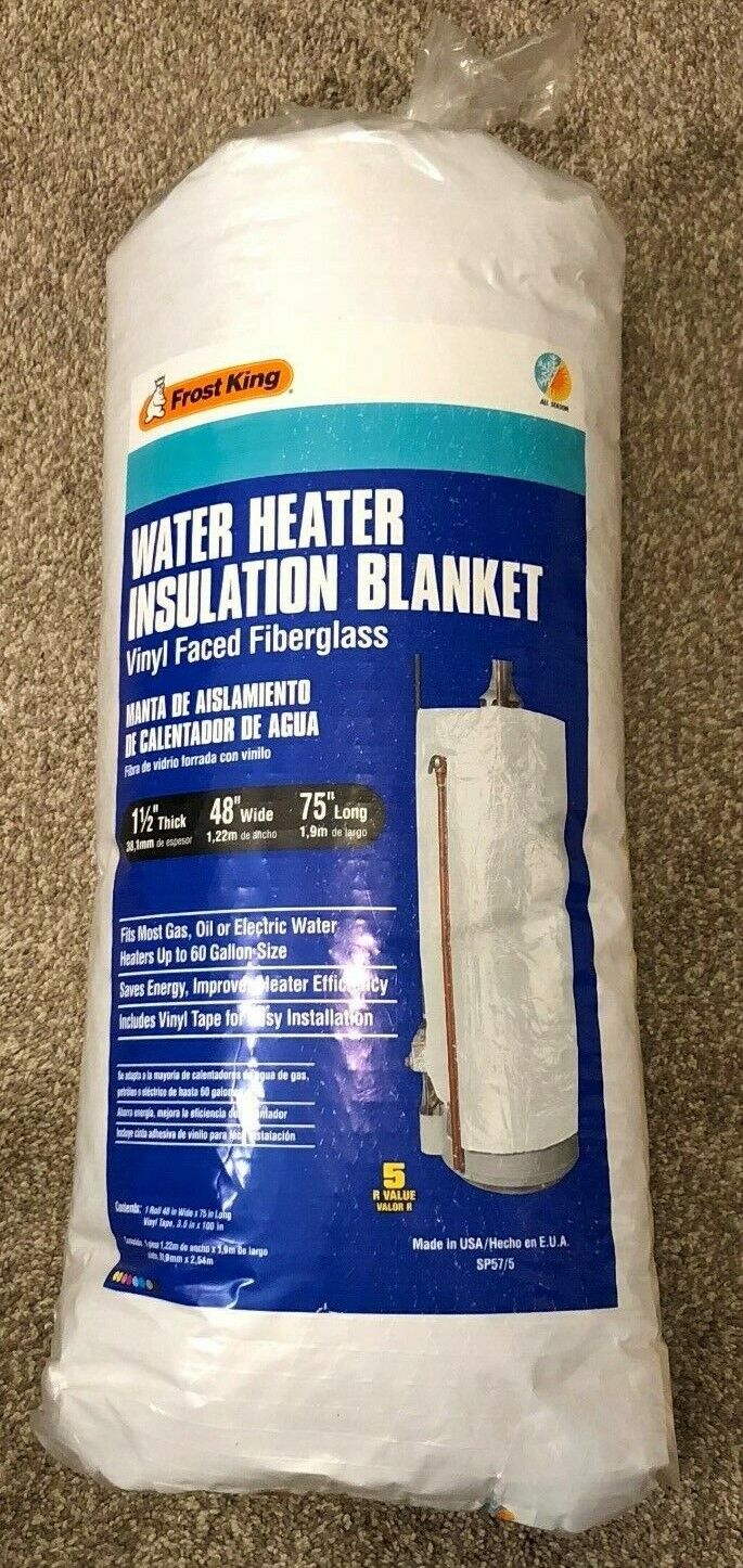 Frost King SP57 5 Water Heater Insulation Blanket 1 1 2 Thick