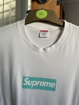 Supreme x Tiffany & Co. Box Logo Tee - Medium | eBay UK