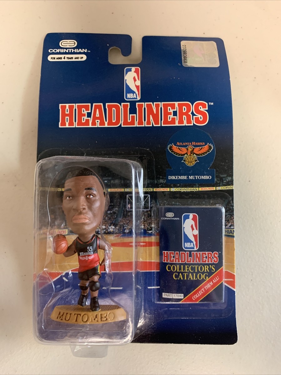 NBA HEADLINERS Atlanta Hawks Dikembe Mutombo Basketball Figure