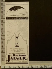 1928 JAEGER CLOTHING FASHION SNOW WINTER MOUNTAIN DOCTOR DECO  2283222832