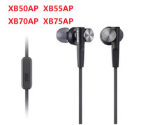 Original Sony XB50AP XB55AP XB70AP XB75AP Stereo Bass Earphones Headphones Black