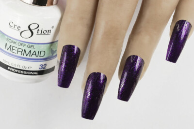 Cre8tion Led/UV Soak Off Gel .5oz - Mermaid #32