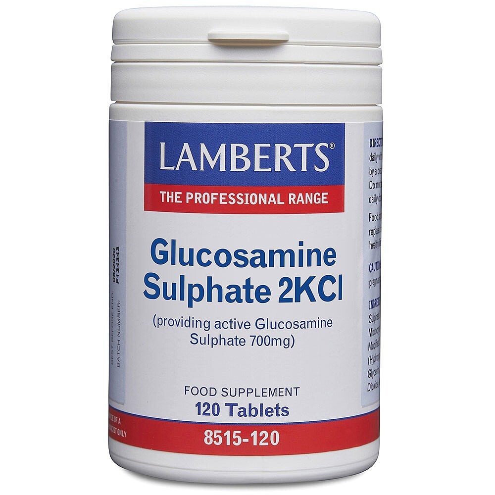 Lamberts Glucosamine Sulphate 2KCI Tablets (120) BBE 10/2028
